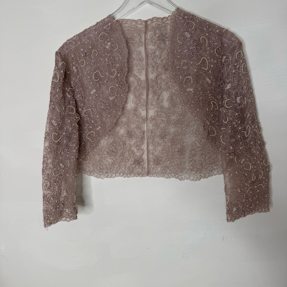 Lace Bolero Jacket to be worn over elegant dress one size